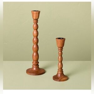 Hearth and Hand wood candle stick